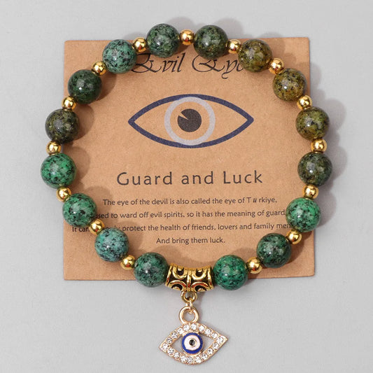 Turkish Evil Eye Stone Bracelet